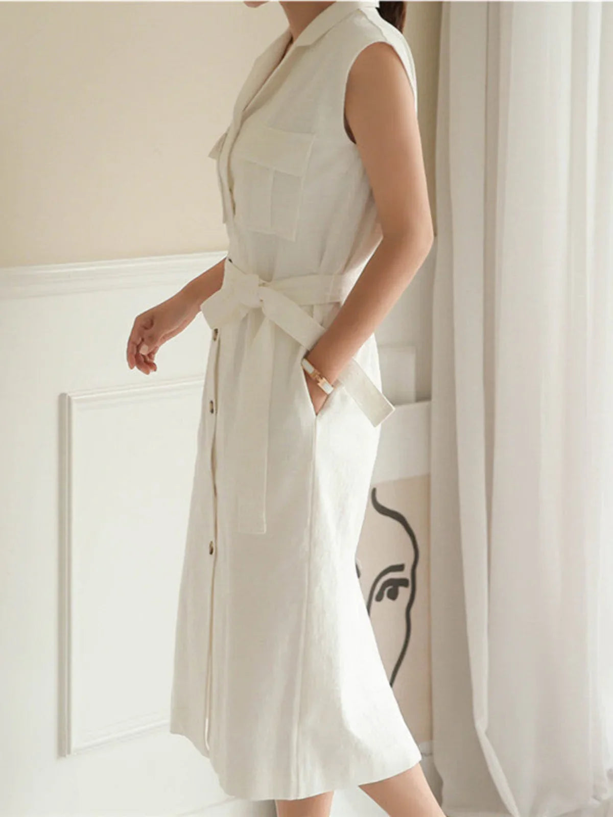 Φόρεμα κοστουμιού με μονό μπούστο - LA FEMME WANDERER