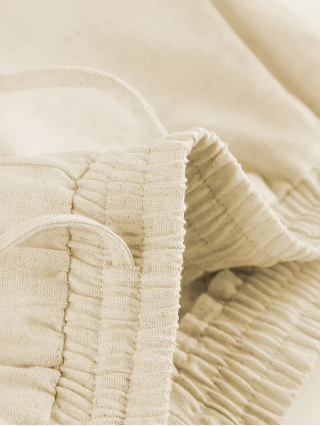 Σετ παντελονιών δύο τεμαχίων από λινό ύφασμα με φαρδιά μπατζάκια Always Chic - LA FEMME WANDERER