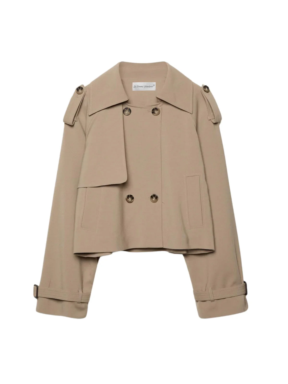 Casual & Chic Breasted Lapel Trench Coat - LA FEMME WANDERER