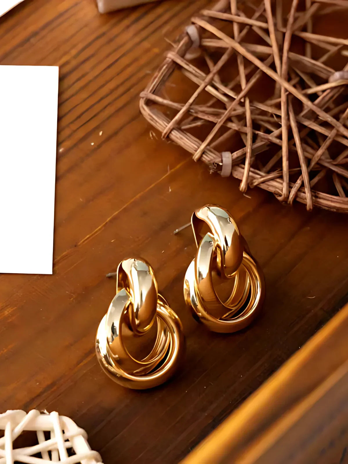 Celestial Hoops Earrings - LA FEMME WANDERER