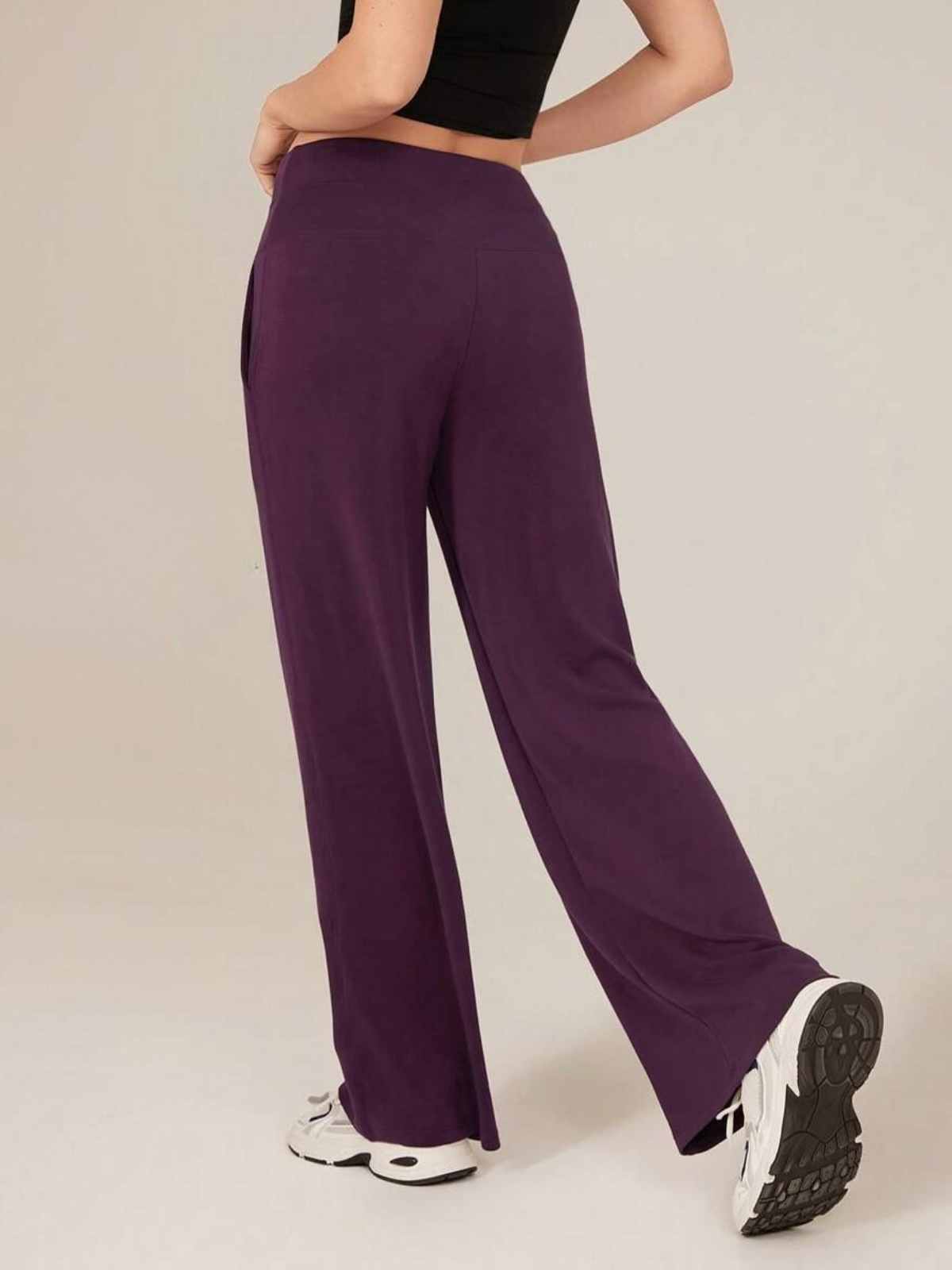 Παντελόνι Lounge από Μεταξωτό Μοντάλ με Φαρδιά Μέση και Τσέπες για Καθημερινή Άνεση και Στυλ