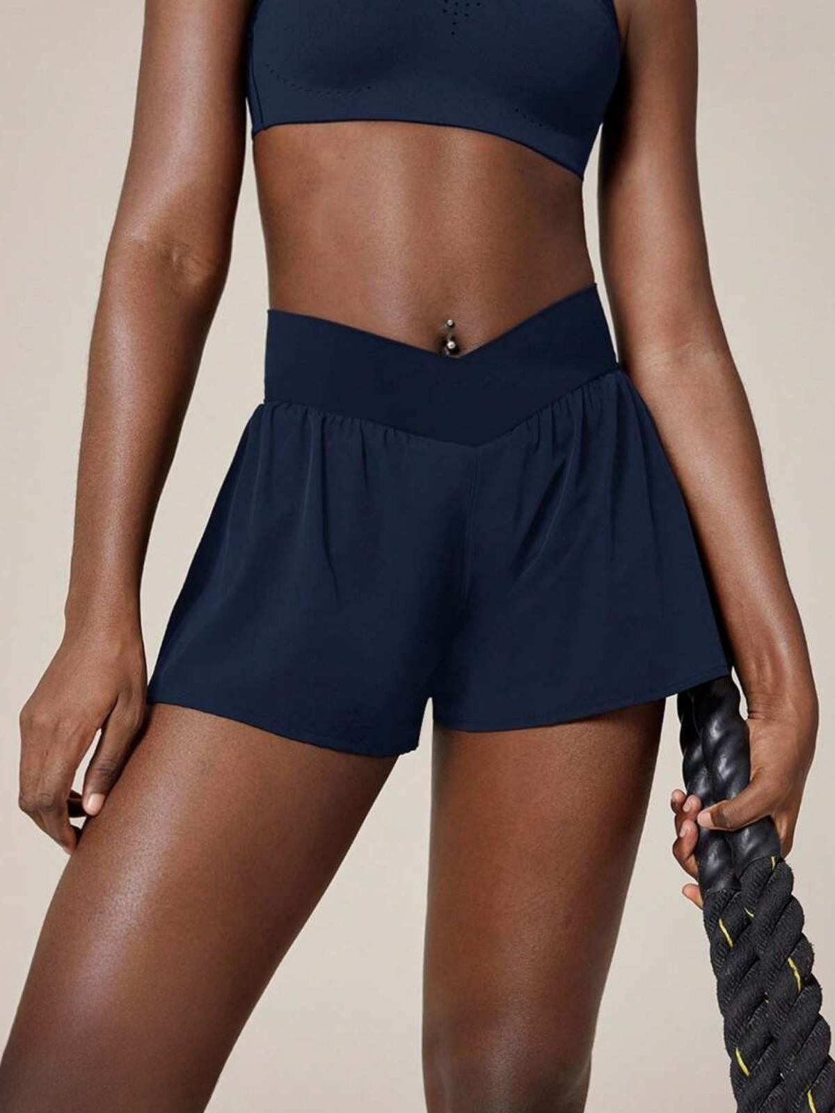 SweatProof Run Shorts Mid Waist Pockets Quick Dry