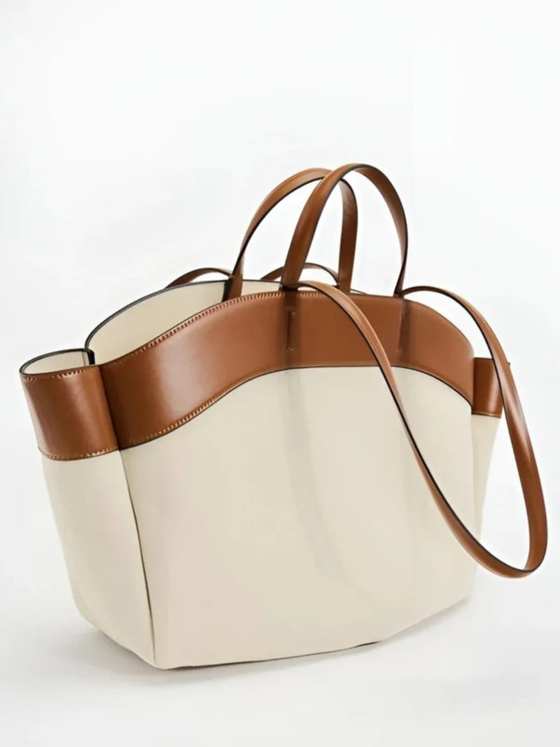 Φορητή τσάντα ώμου μεγάλης χωρητικότητας από καμβά