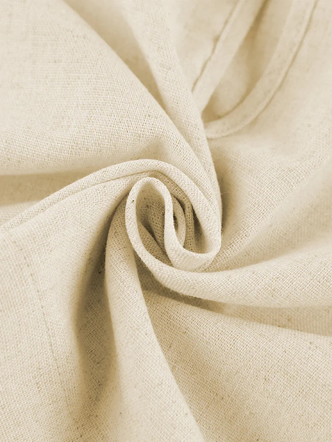 Σετ παντελονιών δύο τεμαχίων από λινό ύφασμα με φαρδιά μπατζάκια Always Chic - LA FEMME WANDERER