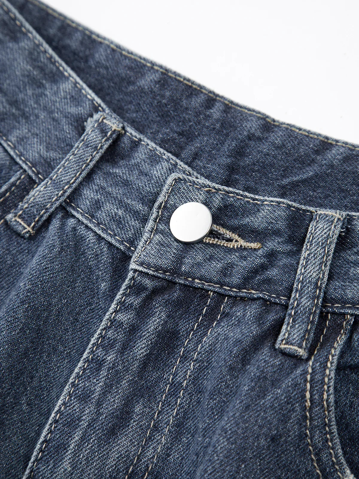 Τζιν παντελόνι Boyfriend με τσέπες και φαρδιά μπατζάκια - LA FEMME WANDERER