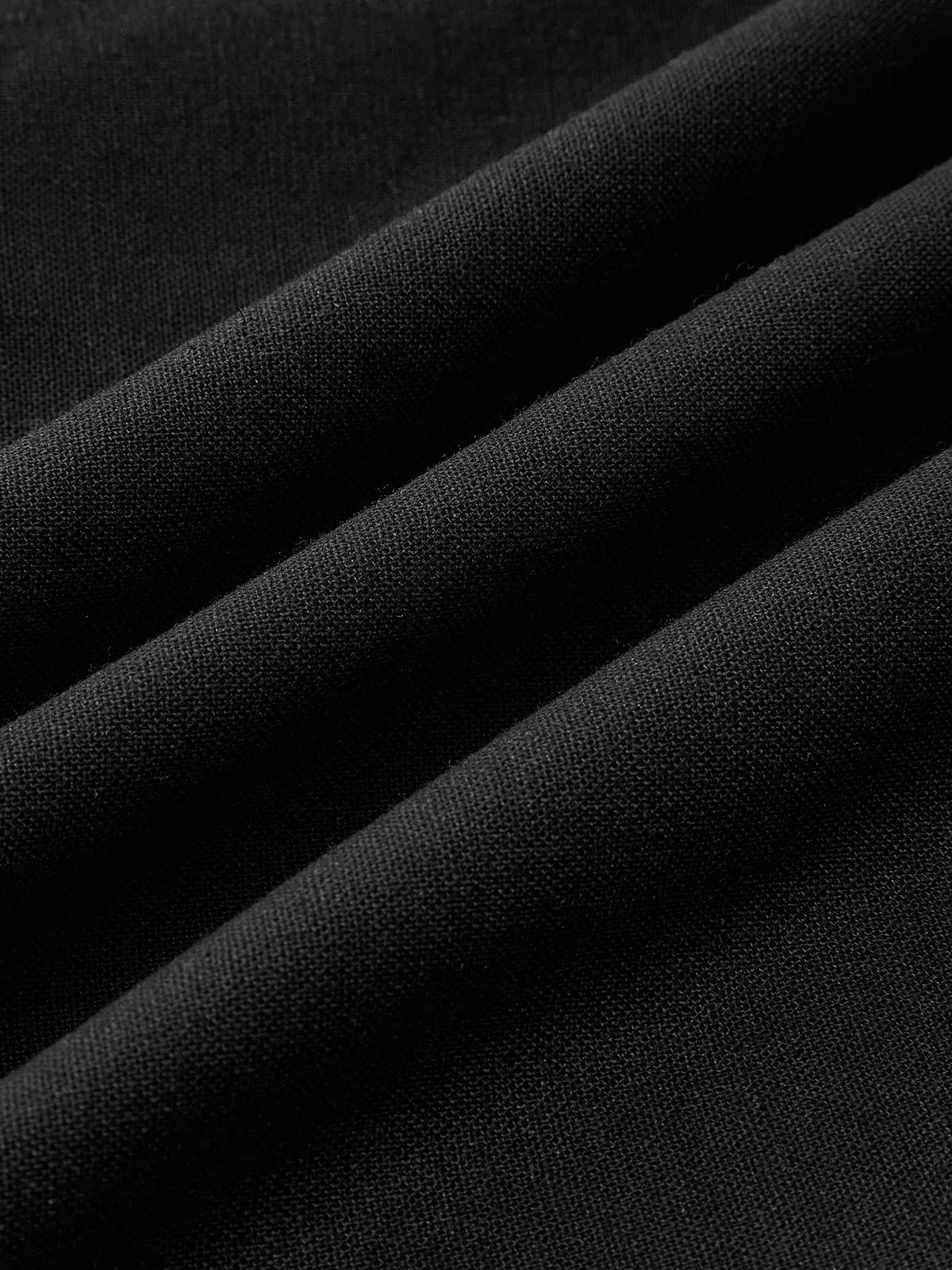 Απλό και κομψό μακρύ φόρεμα σε γραμμή A από βαμβάκι και λινό - LA FEMME WANDERER