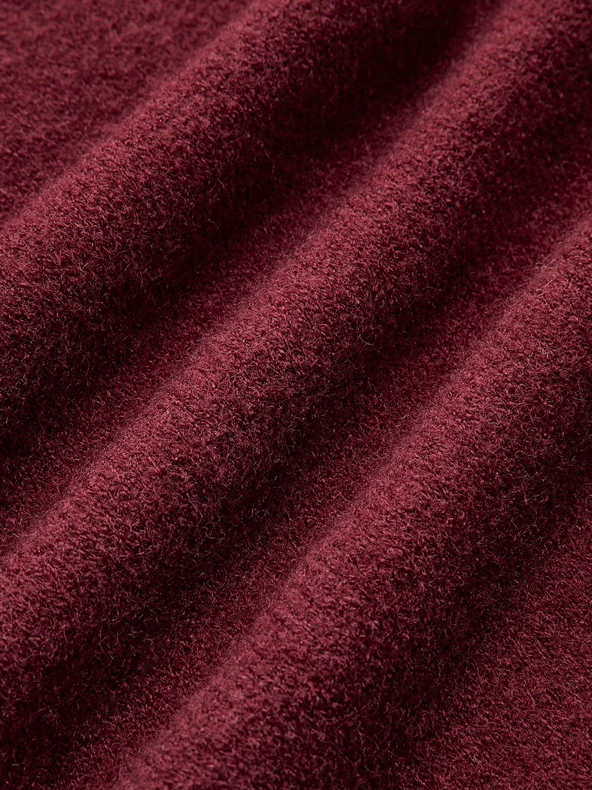 Απλό πουλόβερ μπορντό Jersey - LA FEMME WANDERER