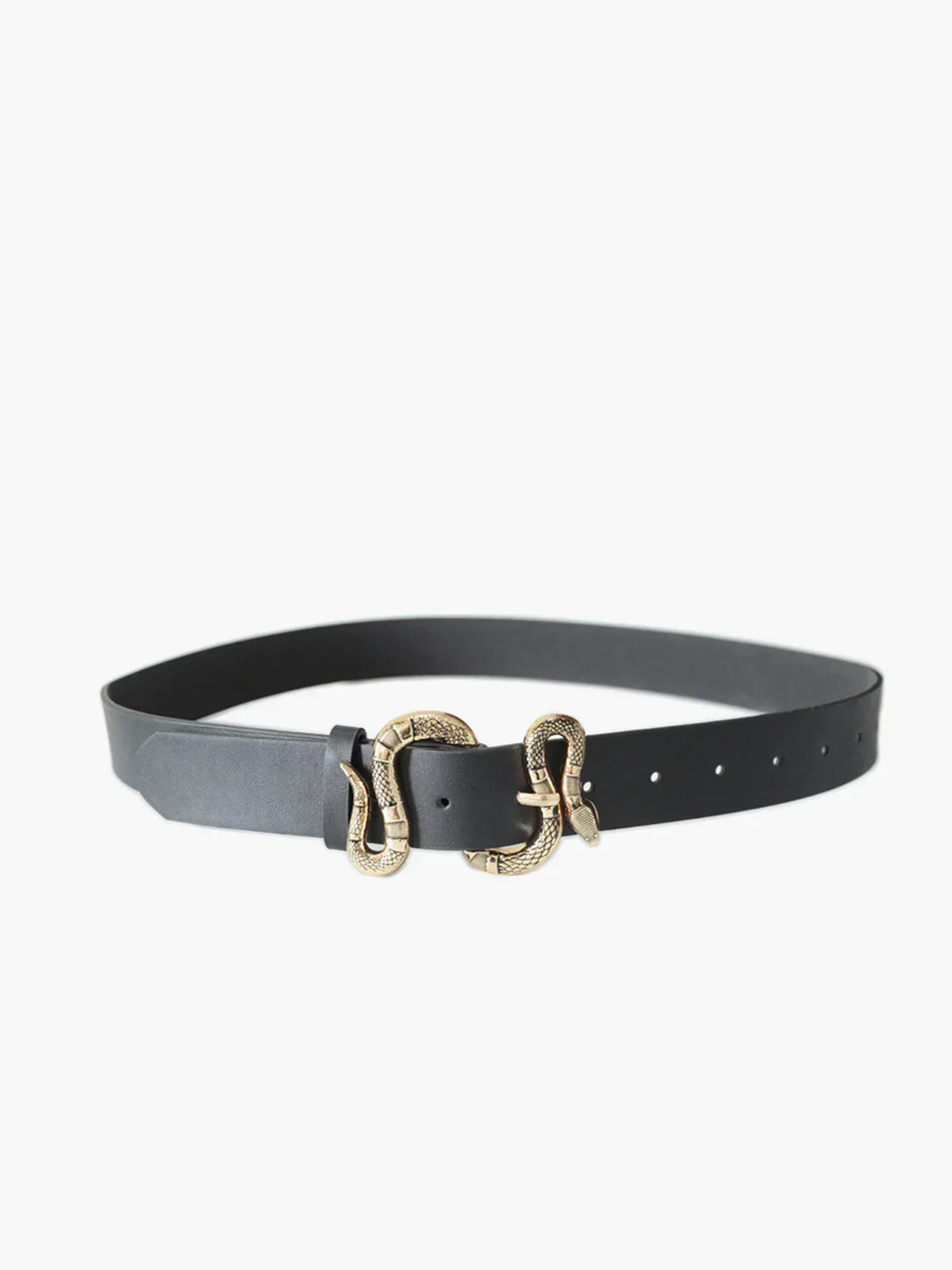 All-Match Snake Buckle Leather Belt - LA FEMME WANDERER