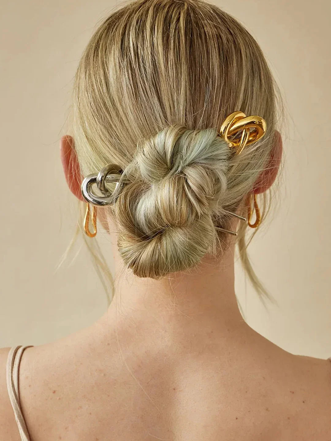 Stainless Knotted Hairpin - LA FEMME WANDERER