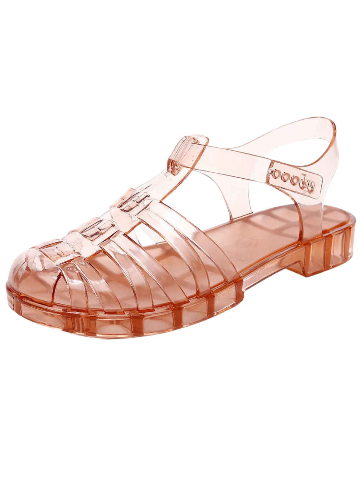 Retro Transparent Jelly Heels - LA FEMME WANDERER
