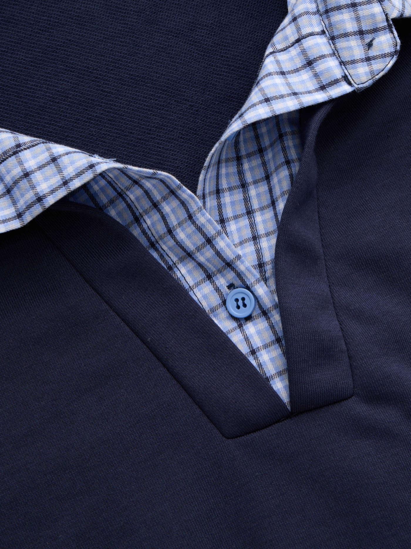 Φούτερ με γιακά Terry Checks - LA FEMME WANDERER