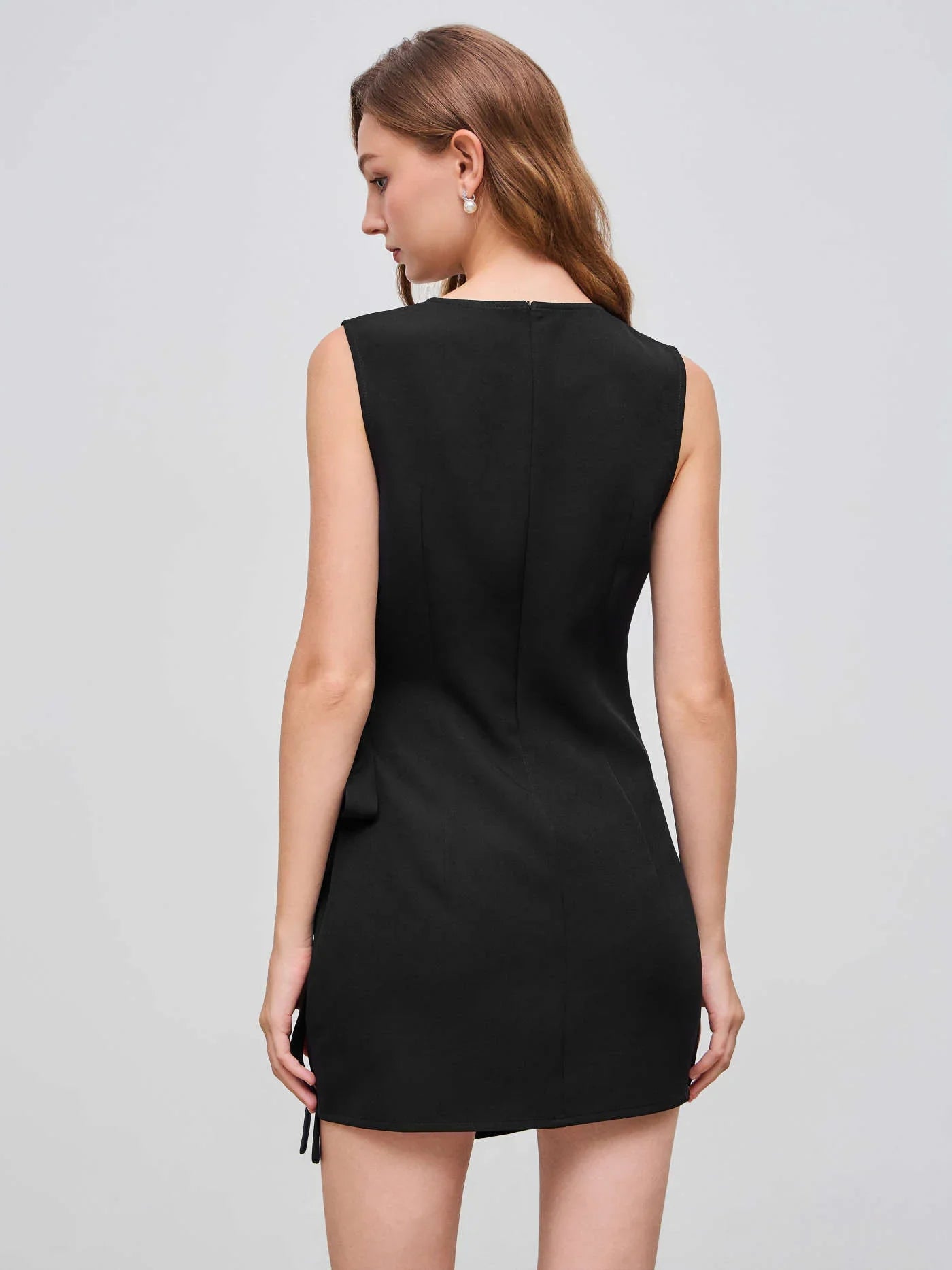 Κομψό φόρεμα που δεν πρέπει να χάσετε με ζώνη - LA FEMME WANDERER