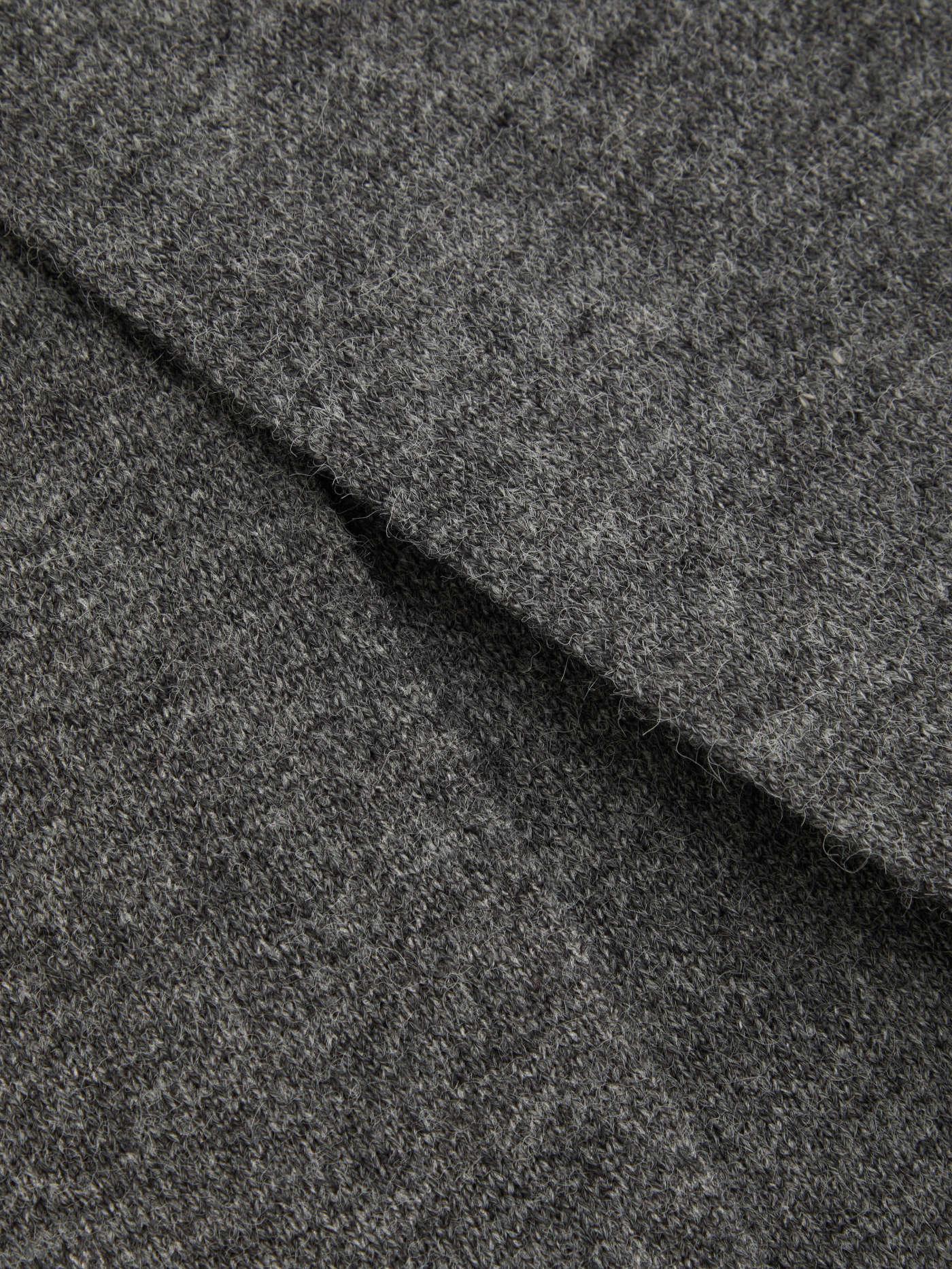 Πλεκτή ασύμμετρη ζακέτα με άνοιγμα στο λαιμό - LA FEMME WANDERER