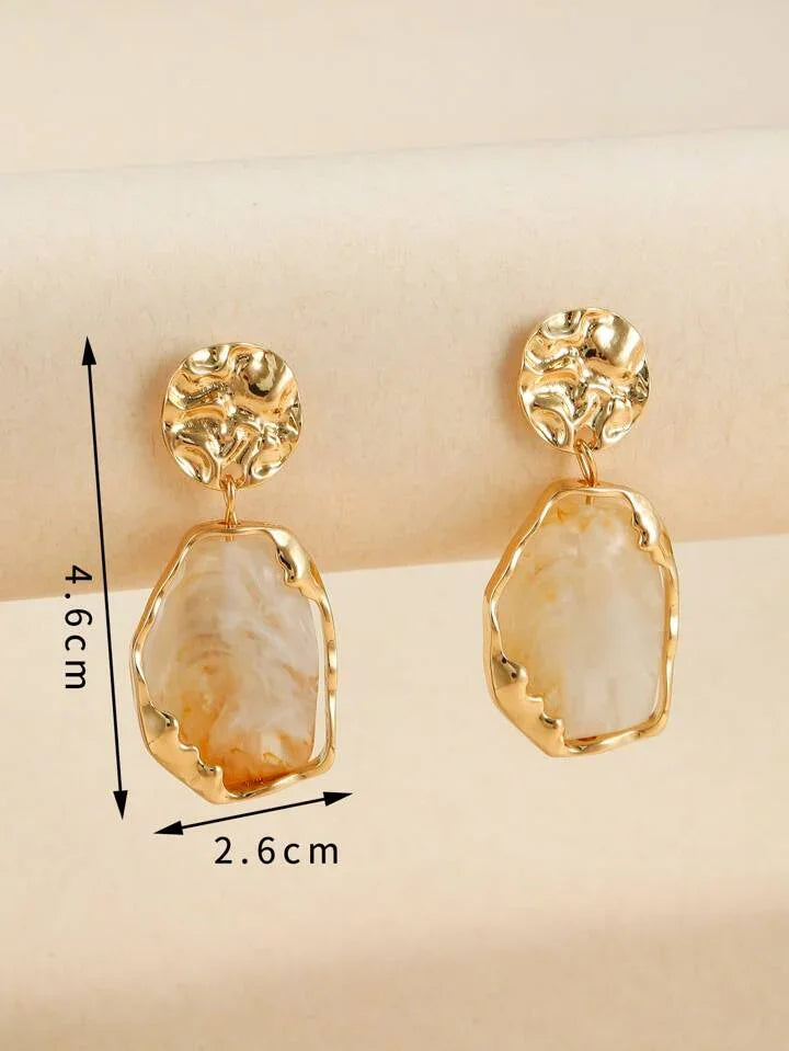 Retro Design Irregular Drop Earrings - LA FEMME WANDERER