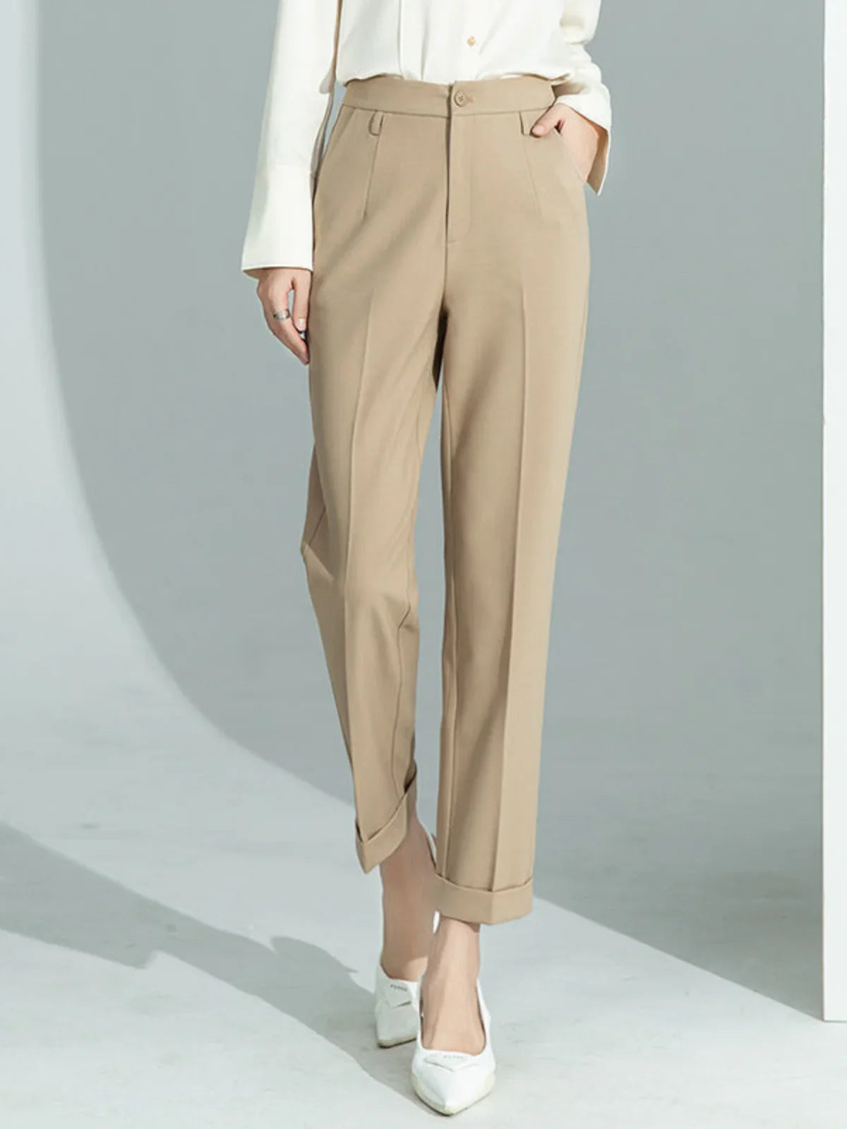 Παντελόνι εργασίας για χαλαρές εμφανίσεις - LA FEMME WANDERER