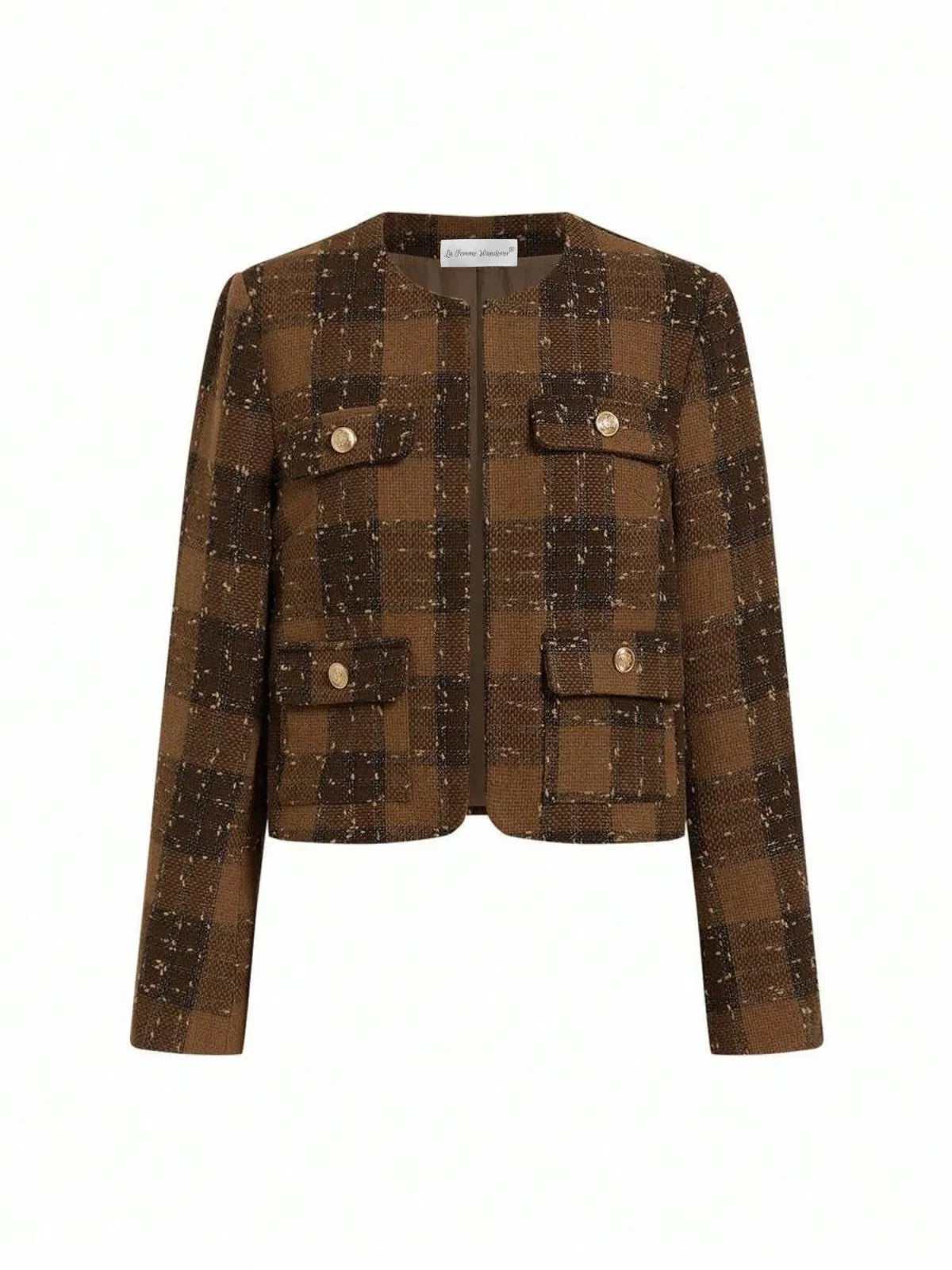 Μπουφάν από μείγμα μαλλιού για καθημερινή χρήση - Απαραίτητα, άνετα - LA FEMME WANDERER