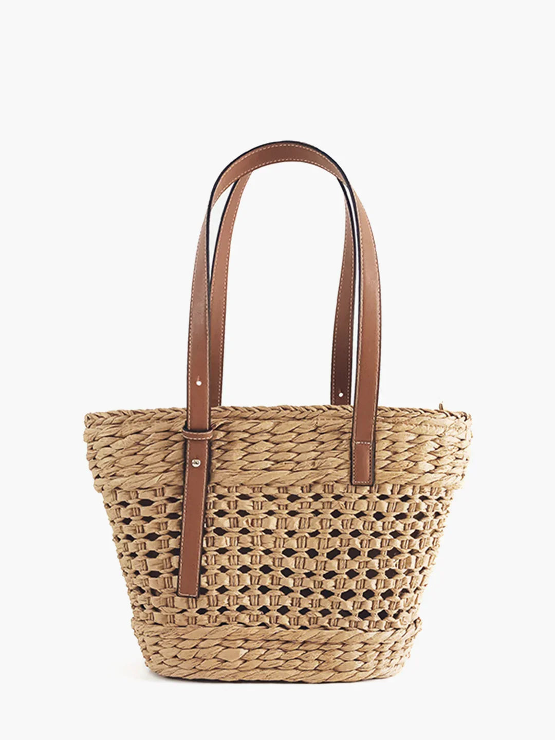 Large Capacity Beach Tote Basket Bag - LA FEMME WANDERER