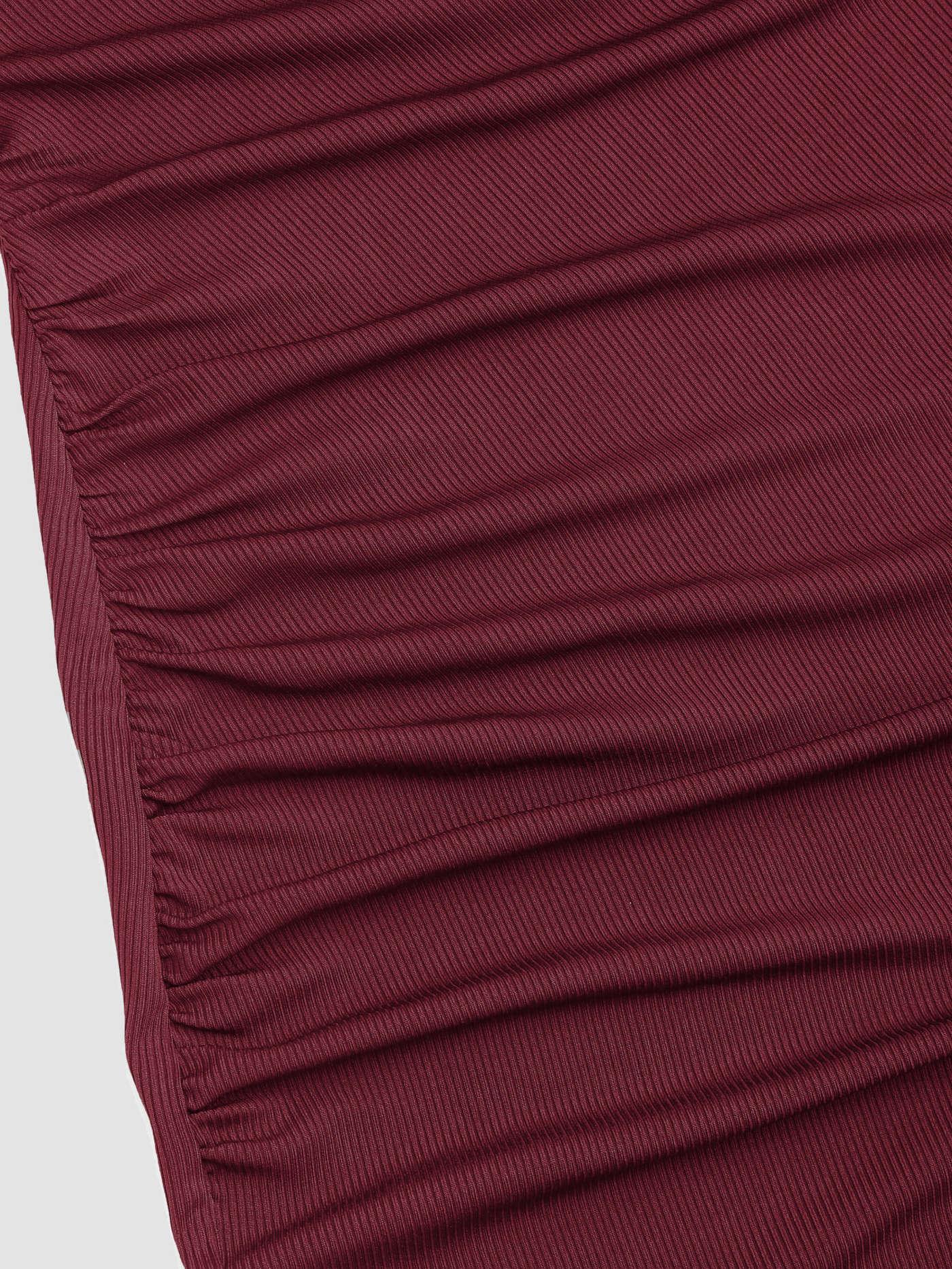 Φόρεμα χωρίς μανίκια με στρογγυλή λαιμόκοψη και σχίσιμο στο τελείωμα - LA FEMME WANDERER