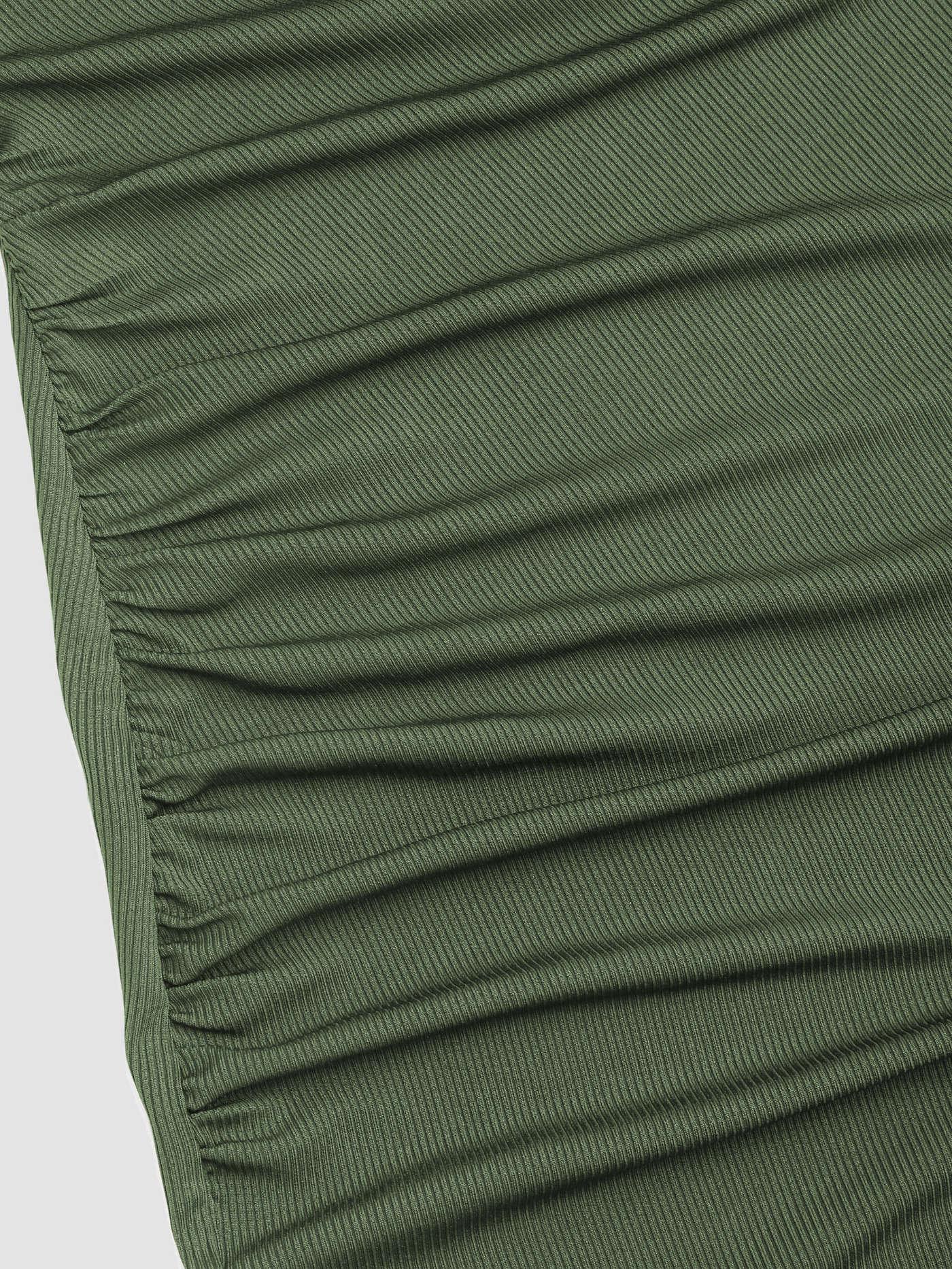 Φόρεμα χωρίς μανίκια με στρογγυλή λαιμόκοψη και σχίσιμο στο τελείωμα - LA FEMME WANDERER