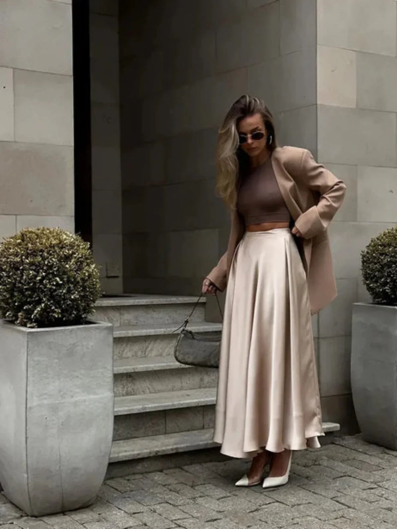 Φούστα σατέν Jolli