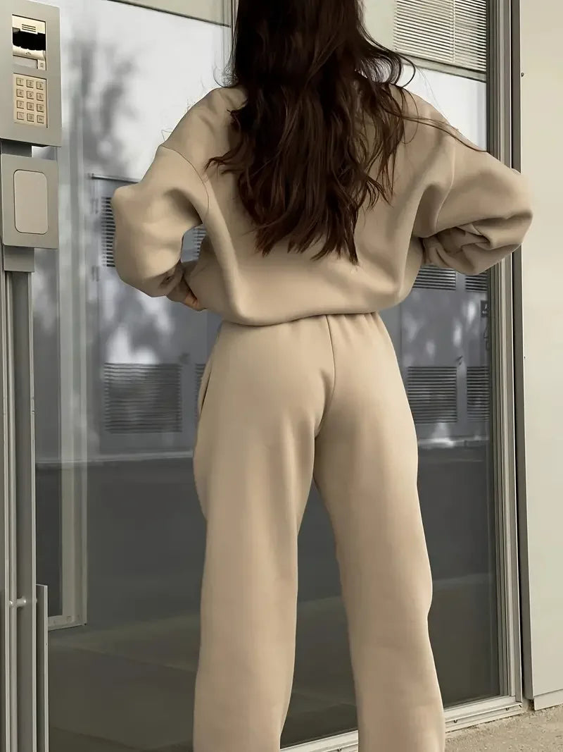 Σετ ασορτί με πέτο, μονόχρωμο και φερμουάρ - LA FEMME WANDERER