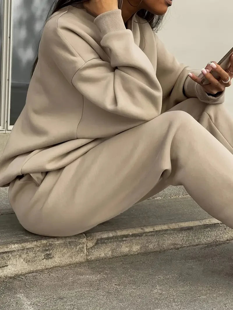 Σετ ασορτί με πέτο, μονόχρωμο και φερμουάρ - LA FEMME WANDERER