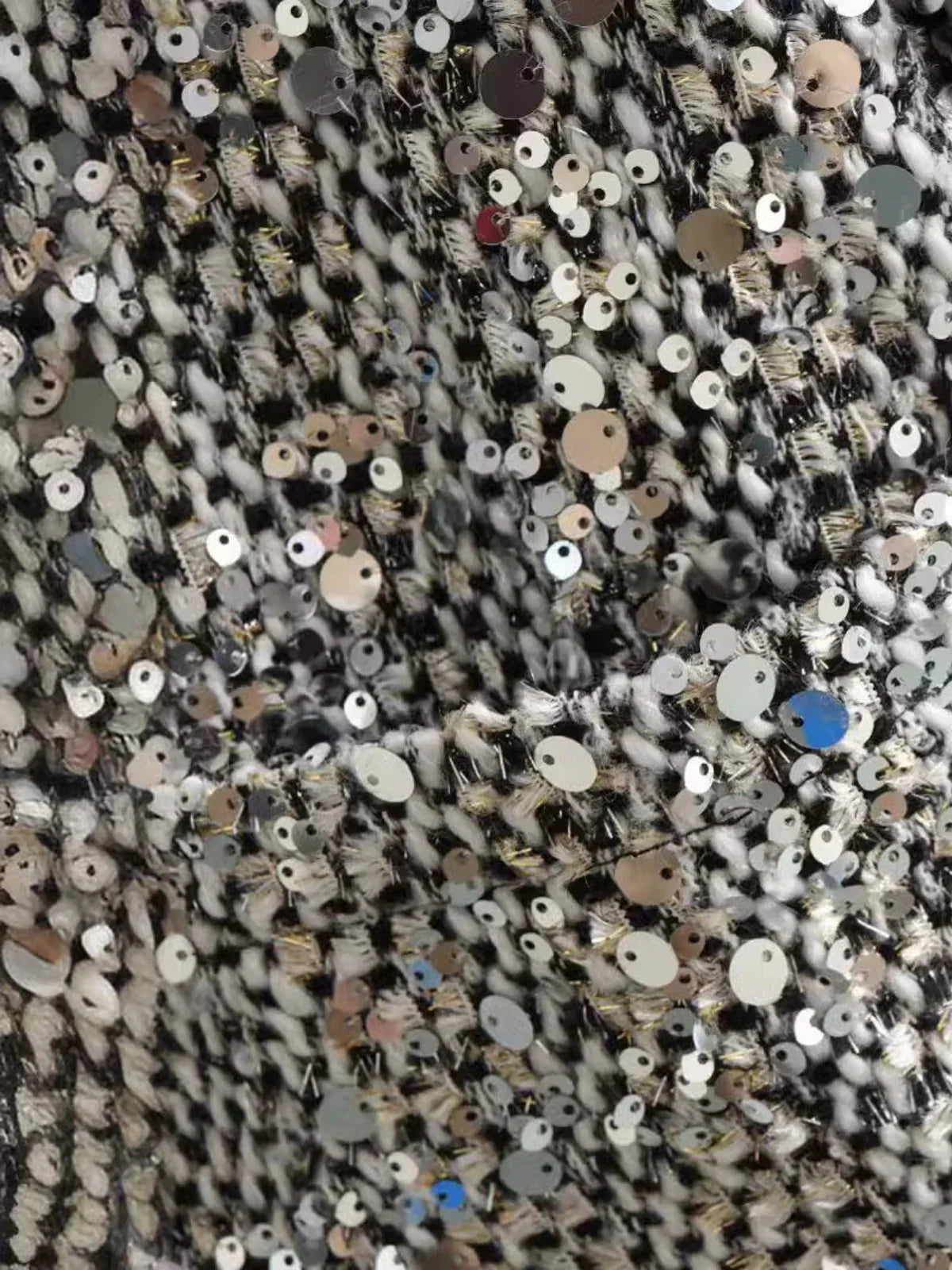 Κομψό τζάκετ με πούλιες από τουίντ - LA FEMME WANDERER