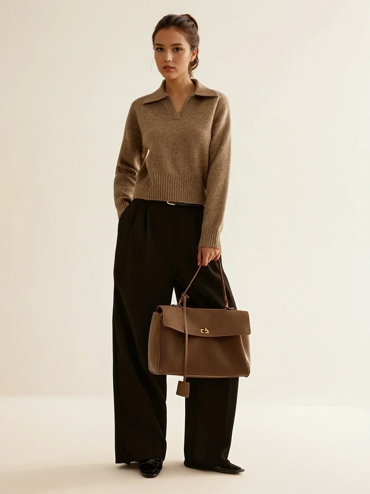 Utility Large Capacity Flap Shoulder Bag - LA FEMME WANDERER