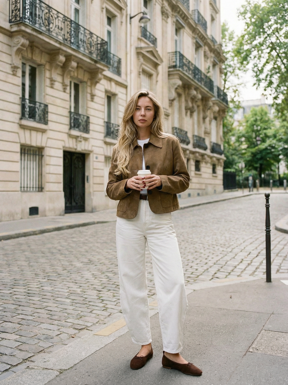 Suede Shacket Cropped Jacket Streetwear