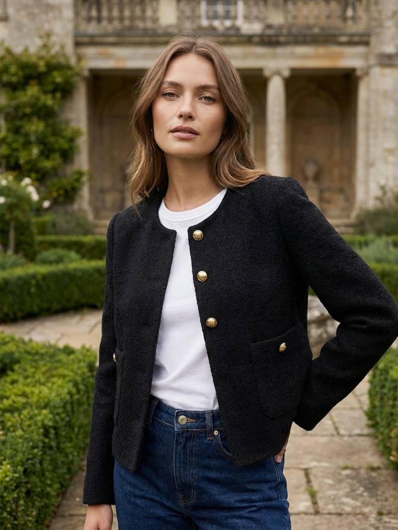 Oldmoney Aesthetics Tweed Blazer