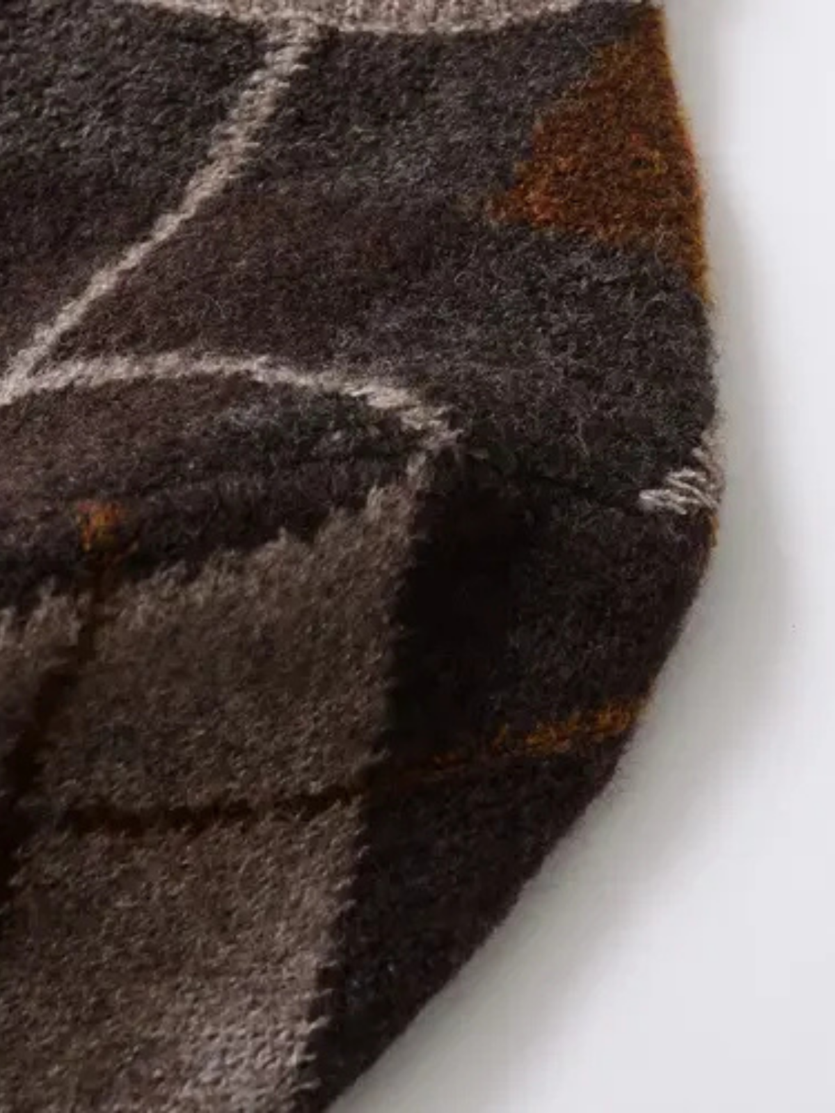 Diamond Pattern Knit Cardigan