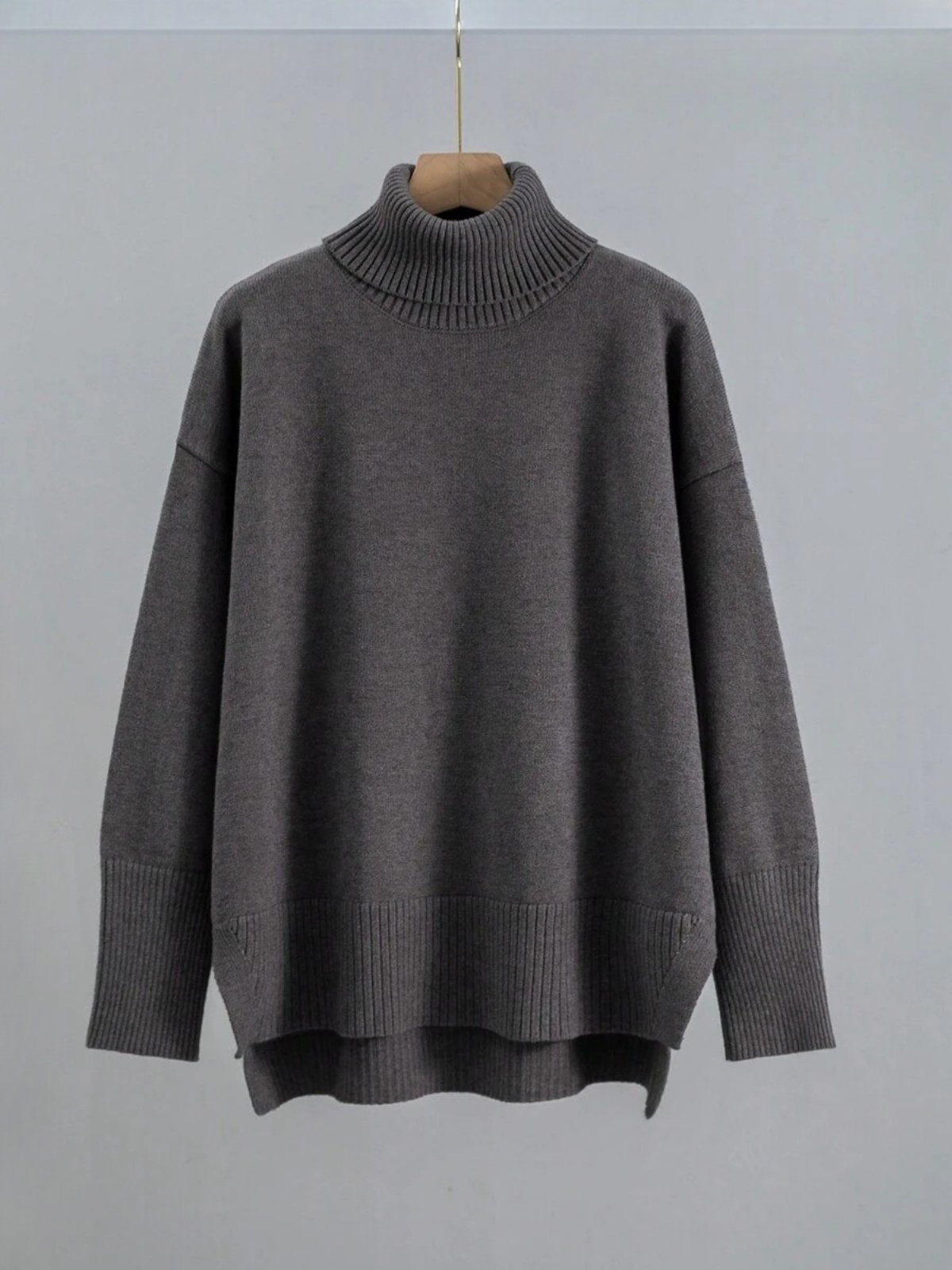 Cozy Winter Knit Turtleneck Pullover