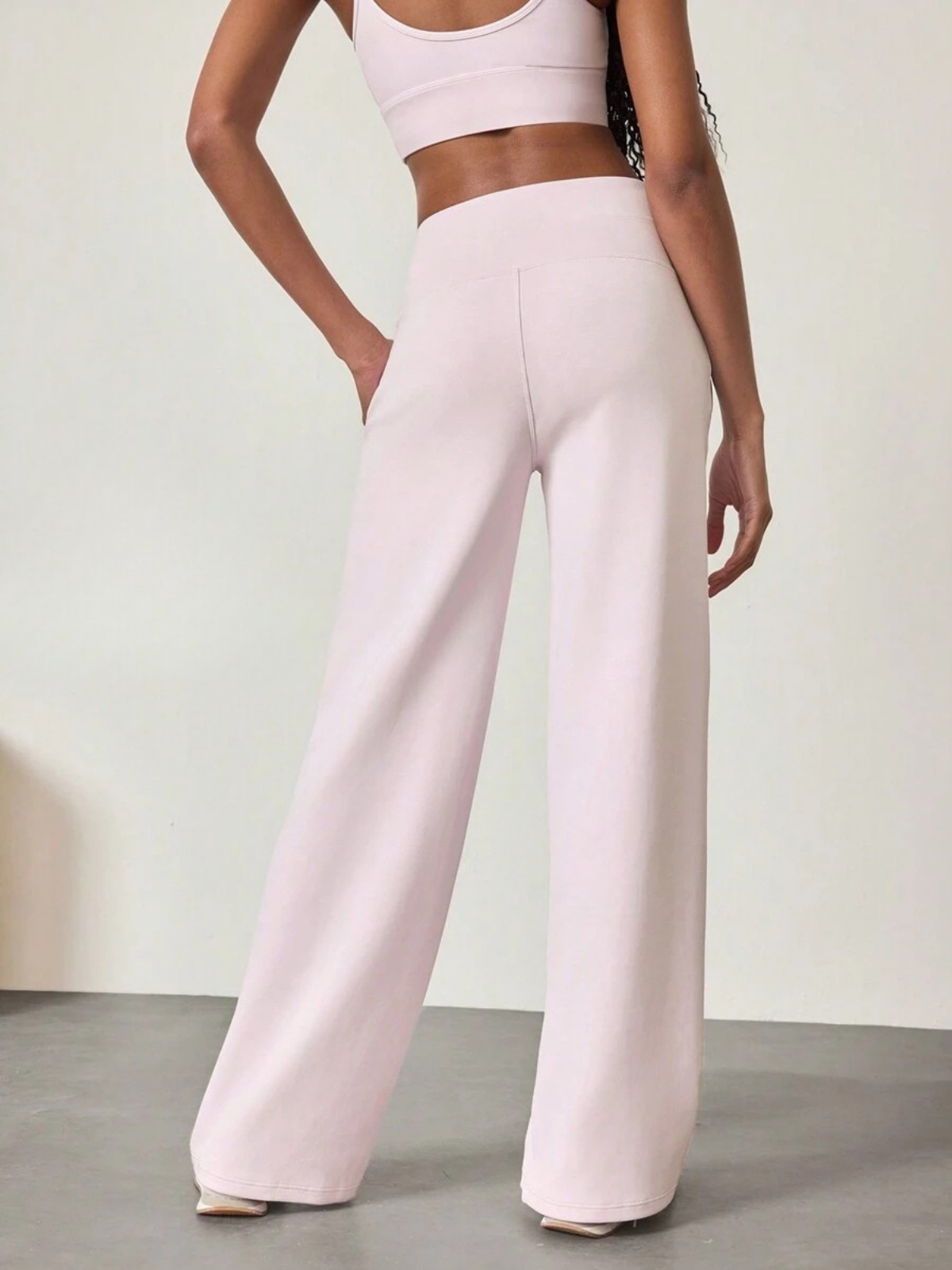 Modal Silk Wide Leg Lounge Pants High Waist With Pockets For Everyday Comfort And Style