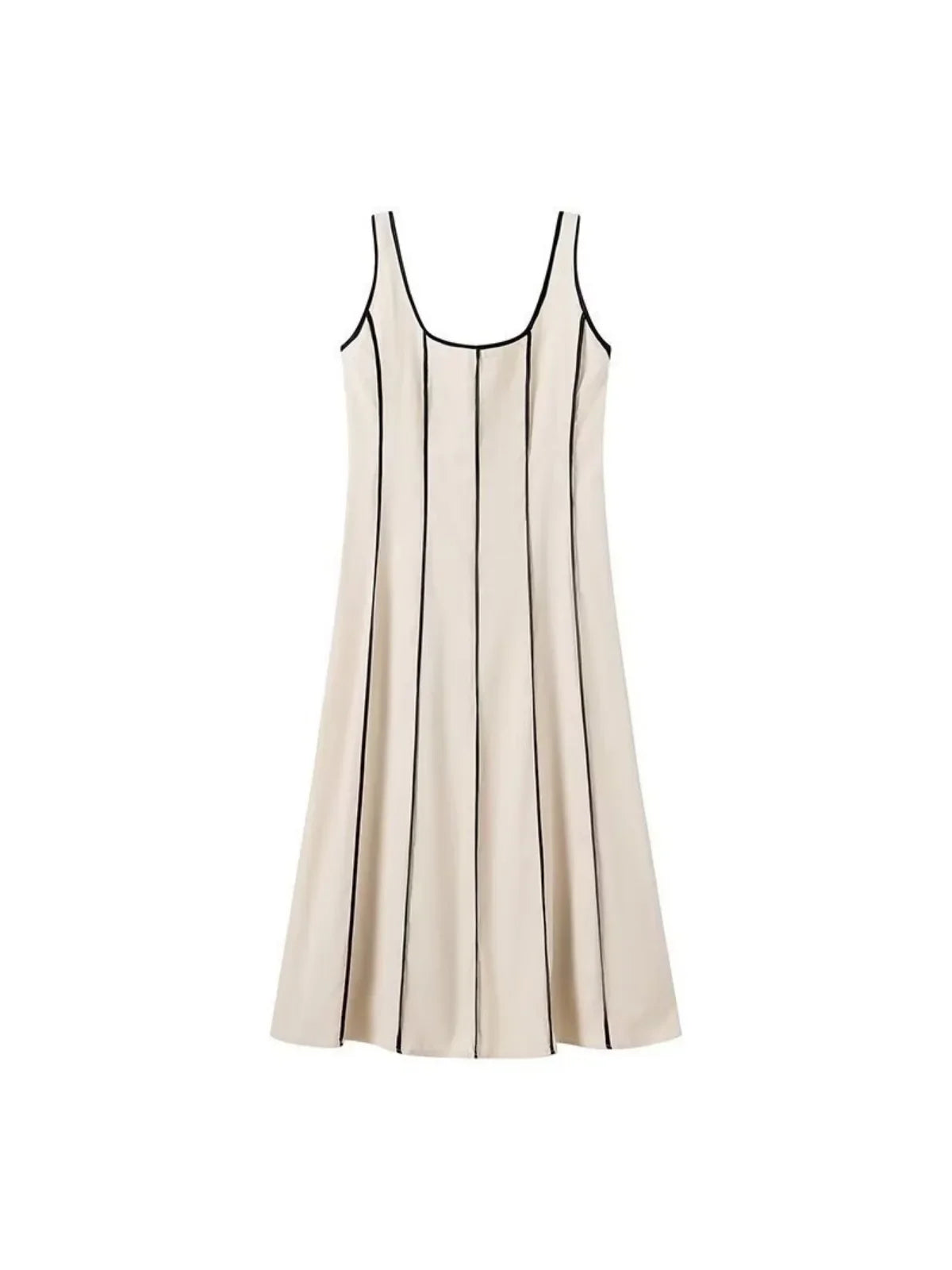 Ριγέ φόρεμα με φανελάκι - LA FEMME WANDERER