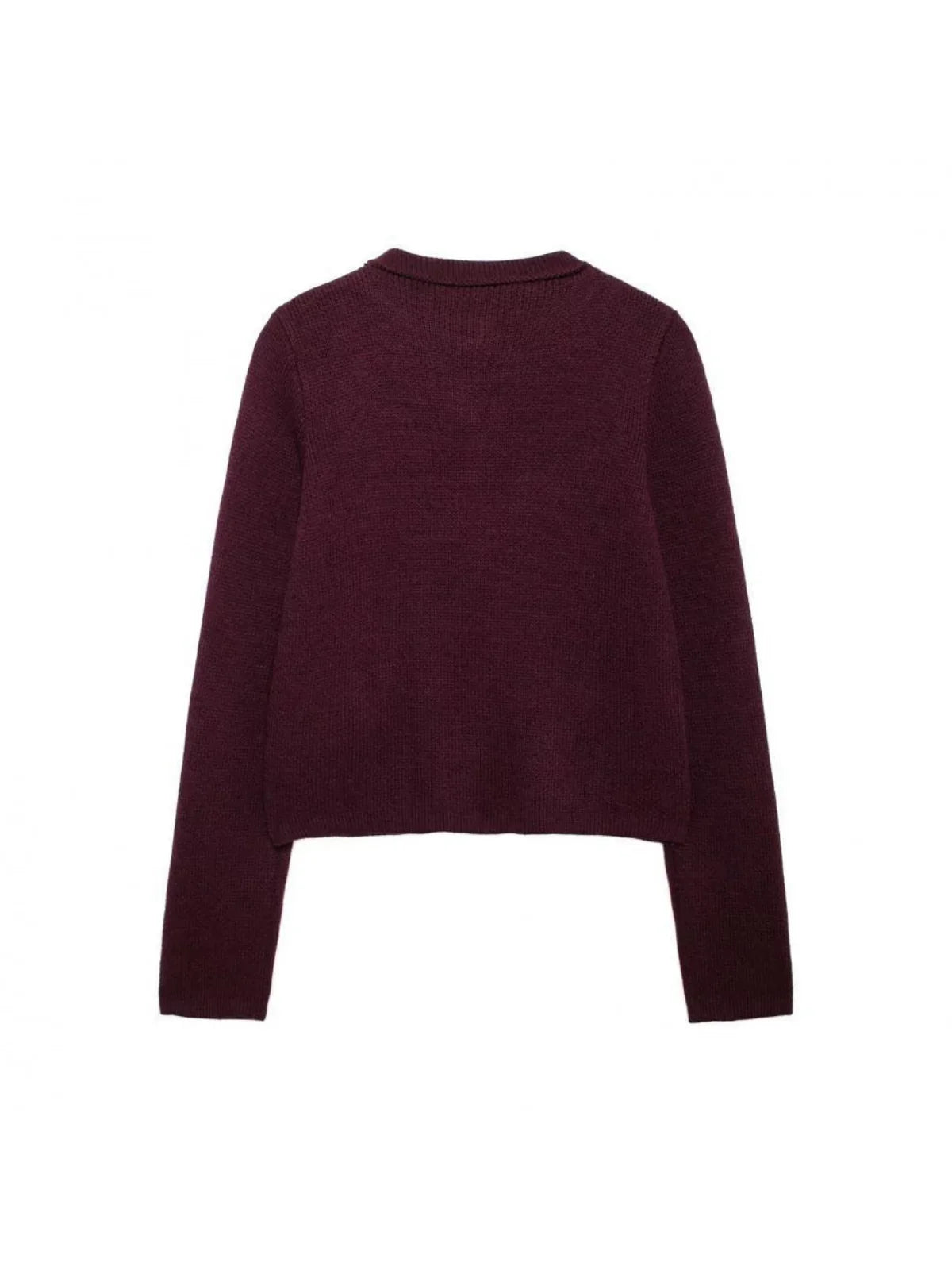 Κοντό πλεκτό ζακετάκι με χρυσές διακοσμήσεις και κουμπιά σε σειρά - LA FEMME WANDERER