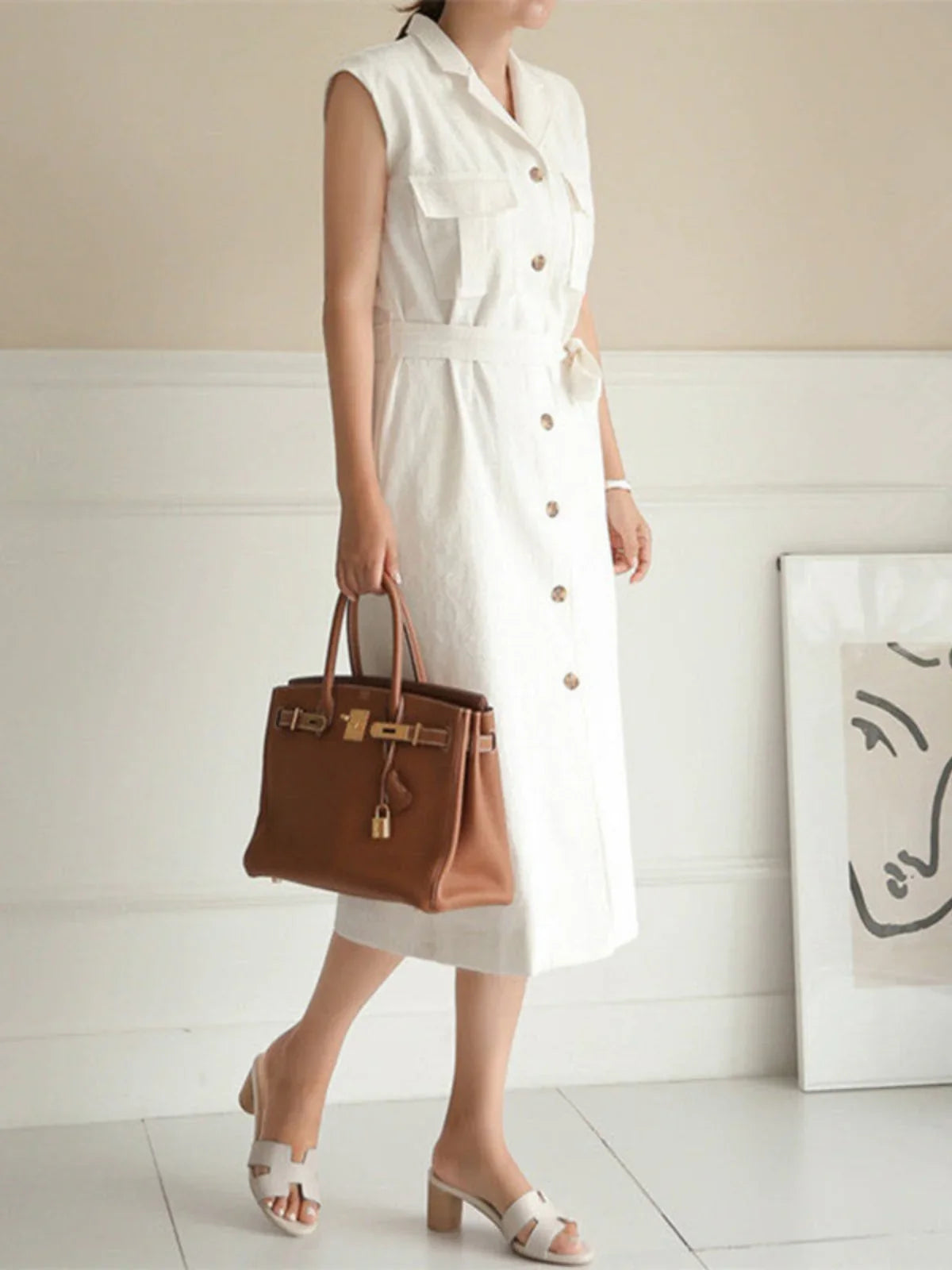 Φόρεμα κοστουμιού με μονό μπούστο - LA FEMME WANDERER