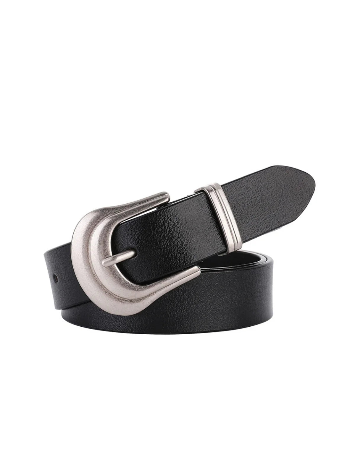 Always Elegant Distressed Cowhide Belt - LA FEMME WANDERER