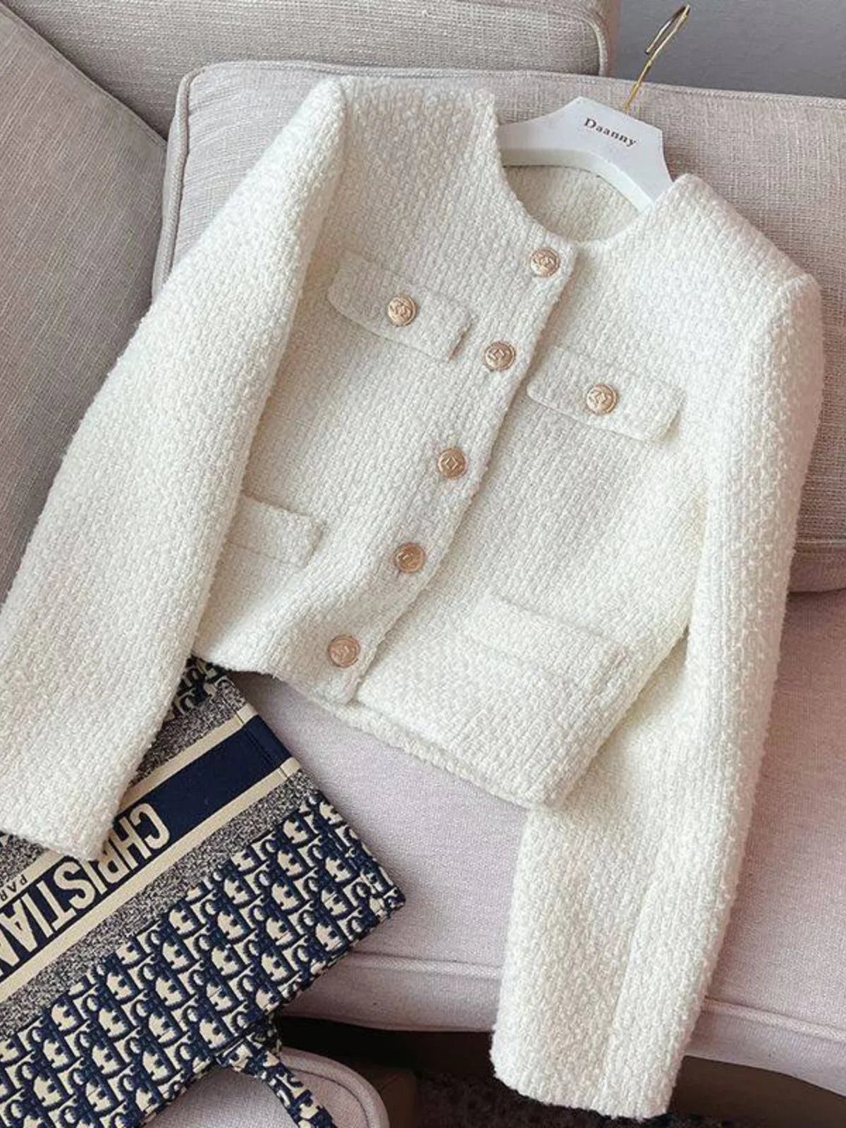 Κλασικό τουίντ ζακέτα - LA FEMME WANDERER