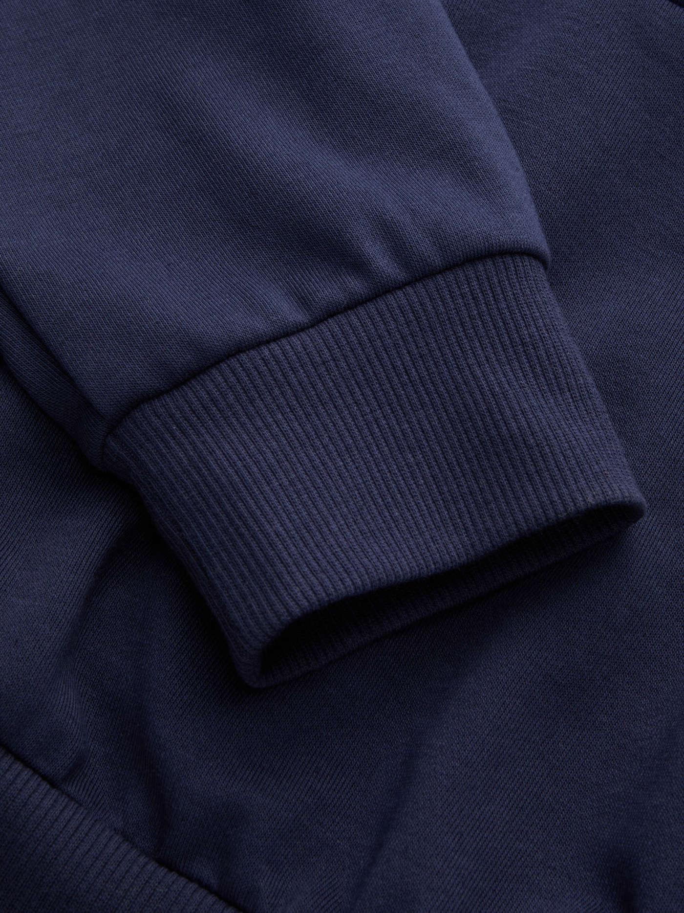 Terry Checks Collar Sweatshirt - LA FEMME WANDERER