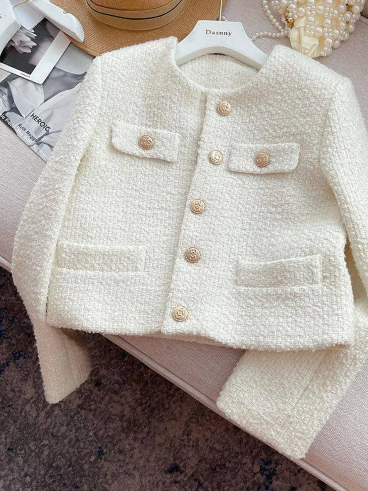 Κλασικό τουίντ ζακέτα - LA FEMME WANDERER