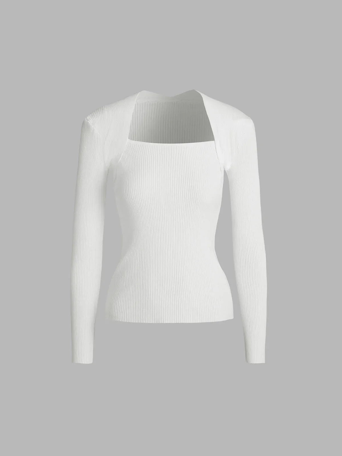 Πλεκτό πουλόβερ με ραβδώσεις από μπρούντζο - LA FEMME WANDERER