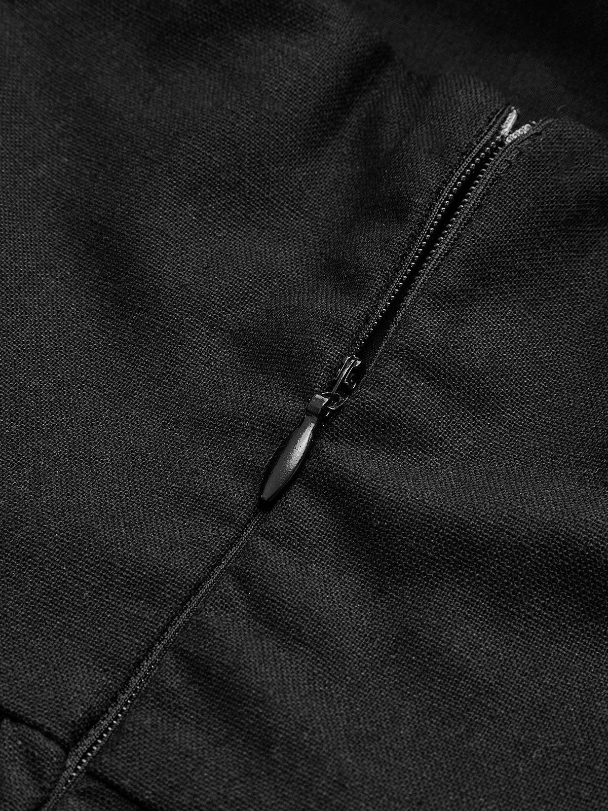 Απλό και κομψό μακρύ φόρεμα σε γραμμή A από βαμβάκι και λινό - LA FEMME WANDERER