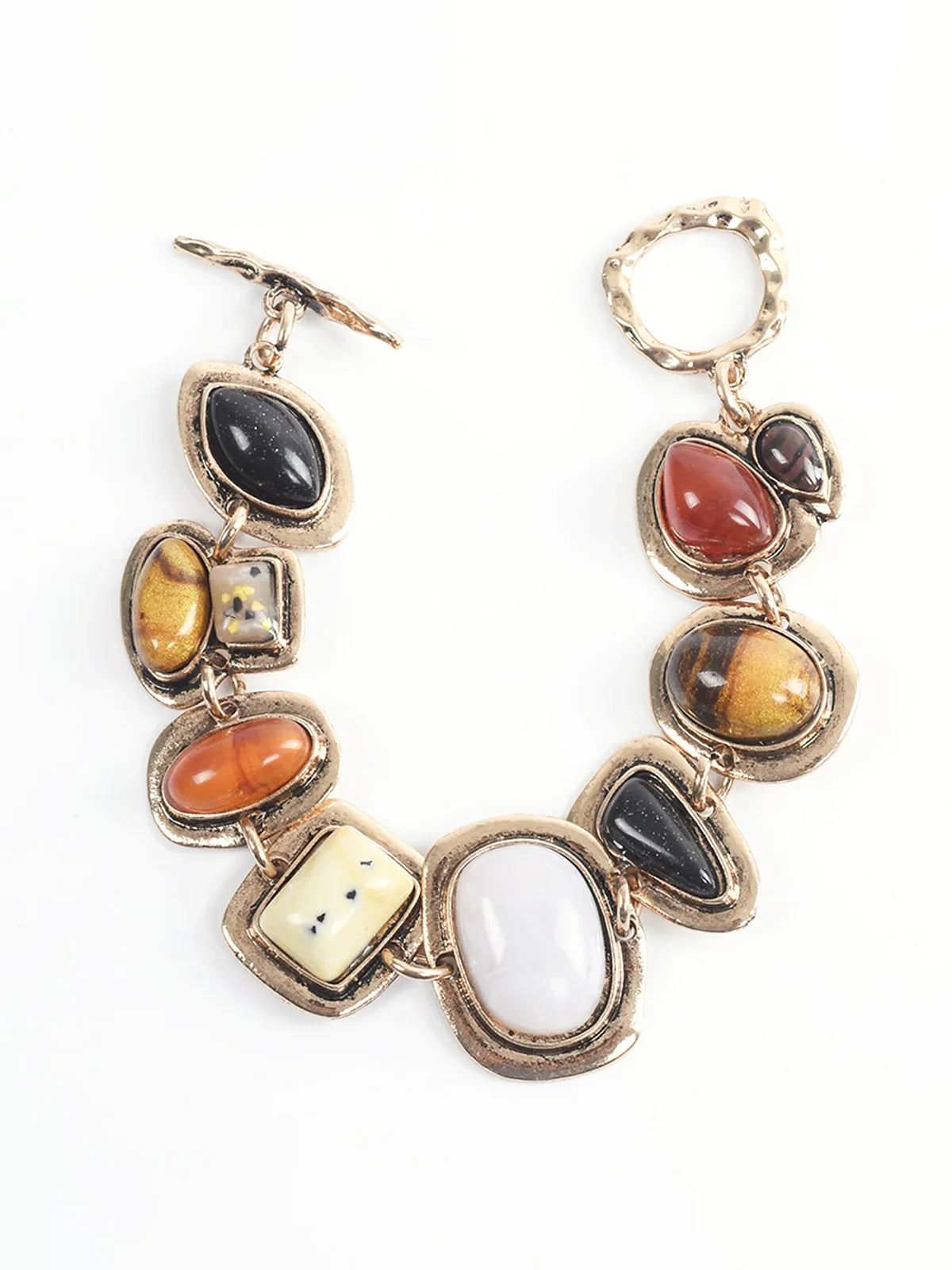 Boheme Geometrical Stones Bracelet - LA FEMME WANDERER
