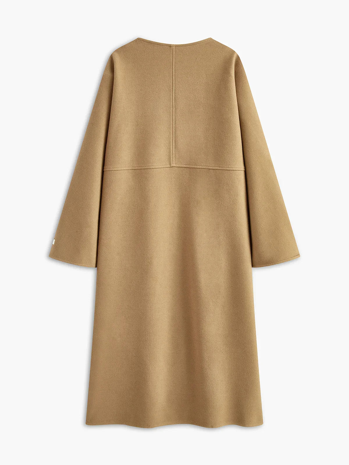 Minimalist Wool Long Coat - LA FEMME WANDERER