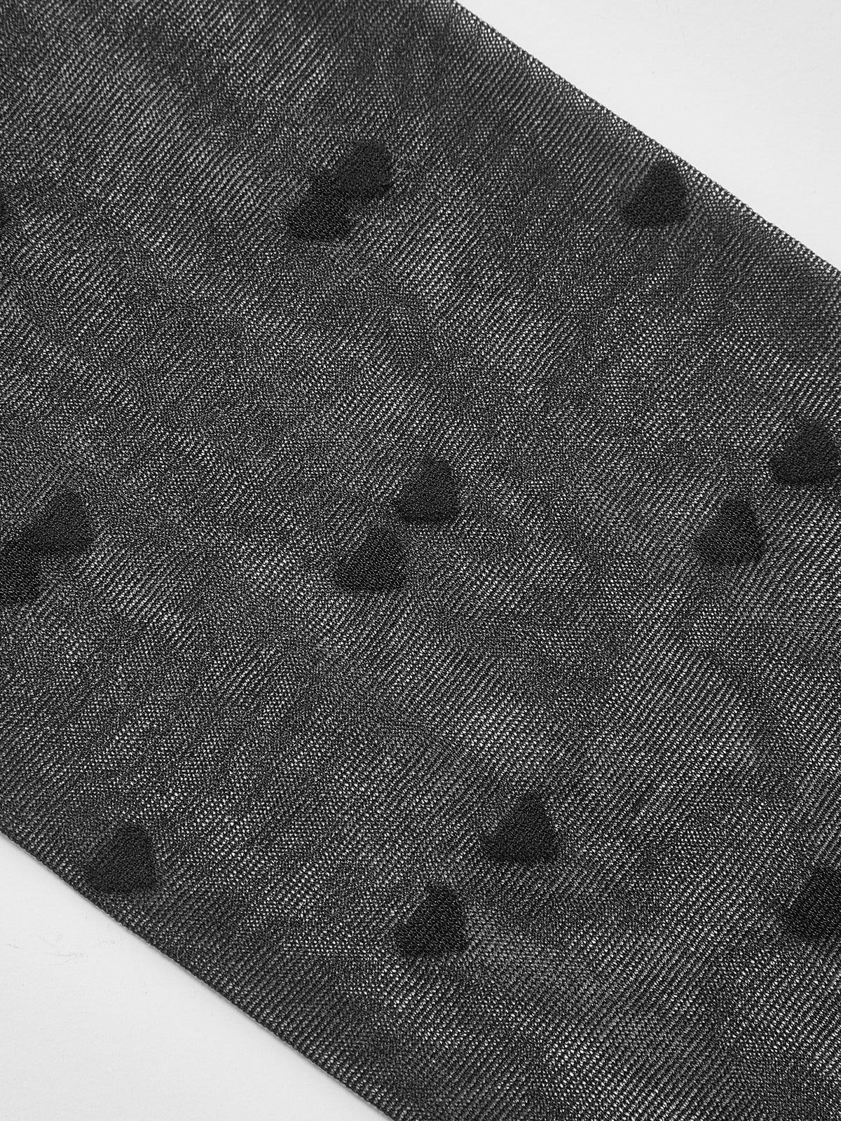 Διαφανές καλσόν με μοτίβο καρδιάς - LA FEMME WANDERER