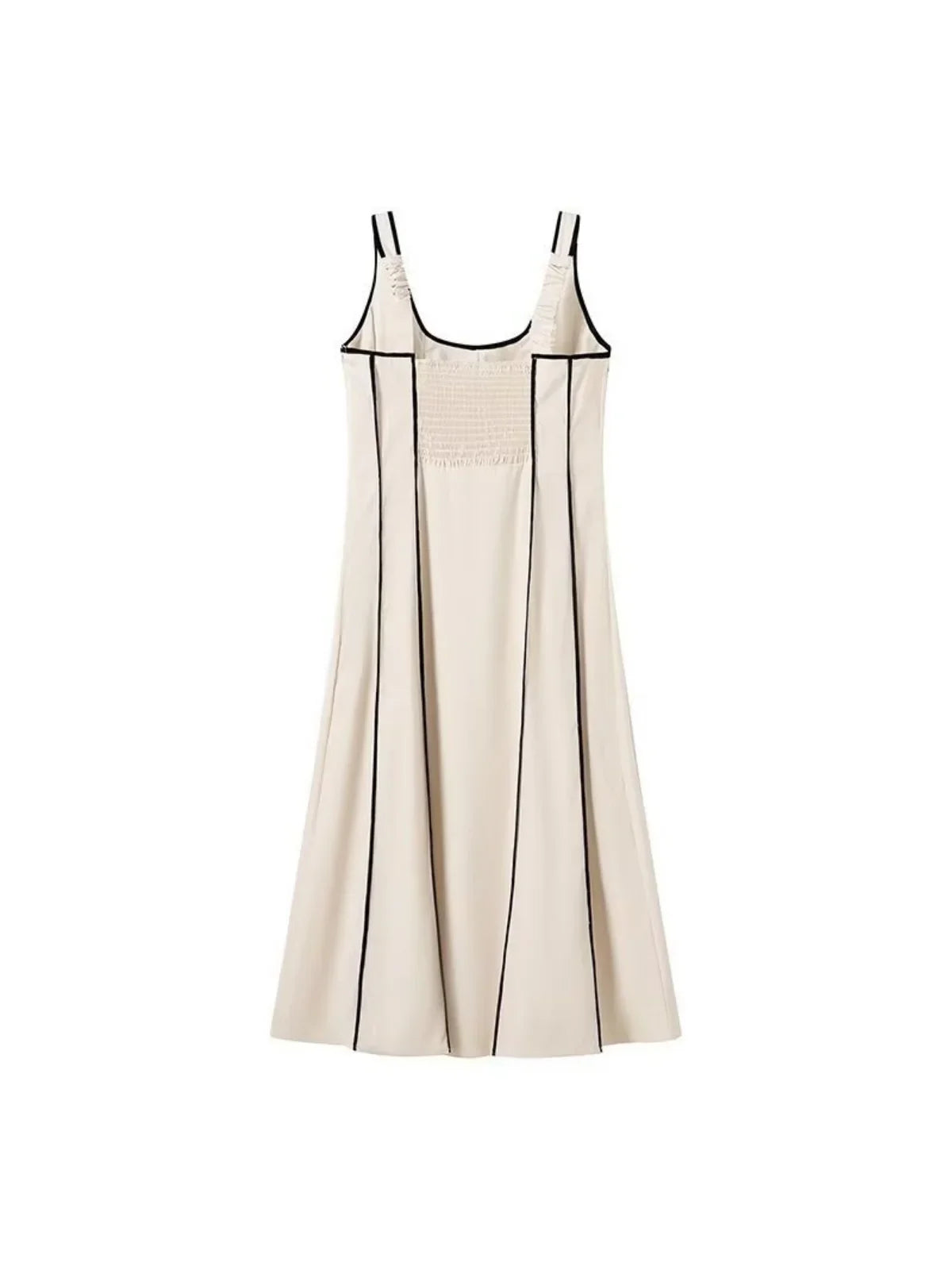 Ριγέ φόρεμα με φανελάκι - LA FEMME WANDERER