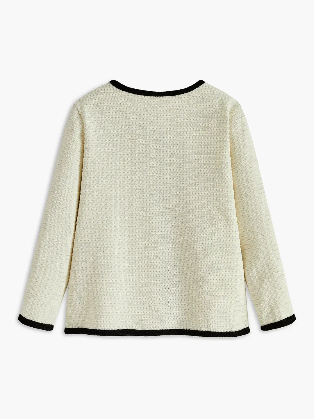 Κομψή ζακέτα με τσέπες και δέσιμο σε αντίθεση - LA FEMME WANDERER