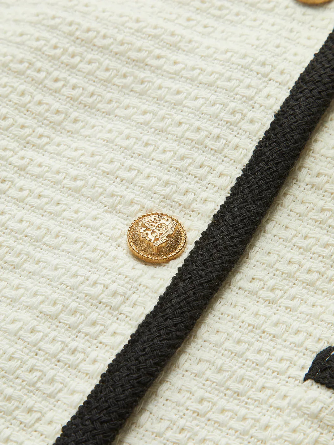 Κομψή ζακέτα με τσέπες και δέσιμο σε αντίθεση - LA FEMME WANDERER