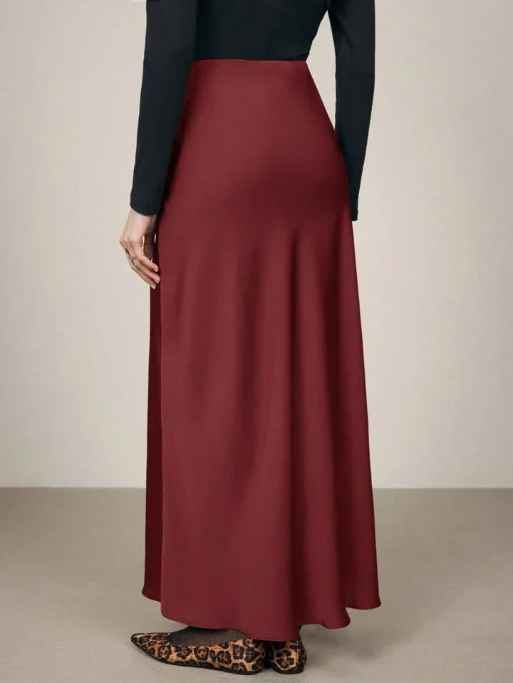 Μινιμαλιστική σατέν φούστα - LA FEMME WANDERER