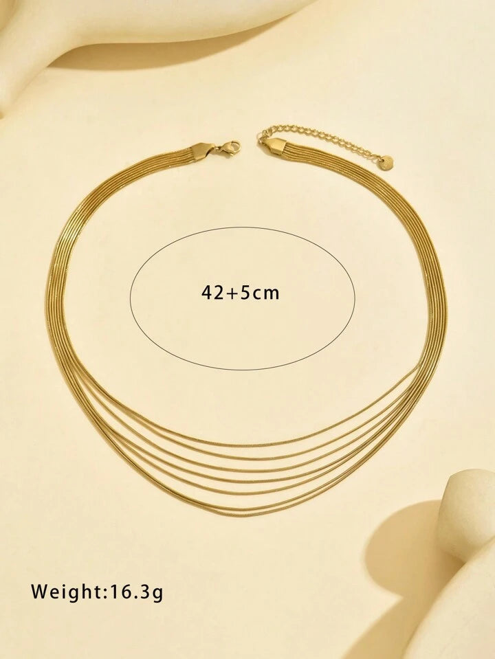 Layered Gold Necklace for Women – Timeless Everyday Fashion Accessory